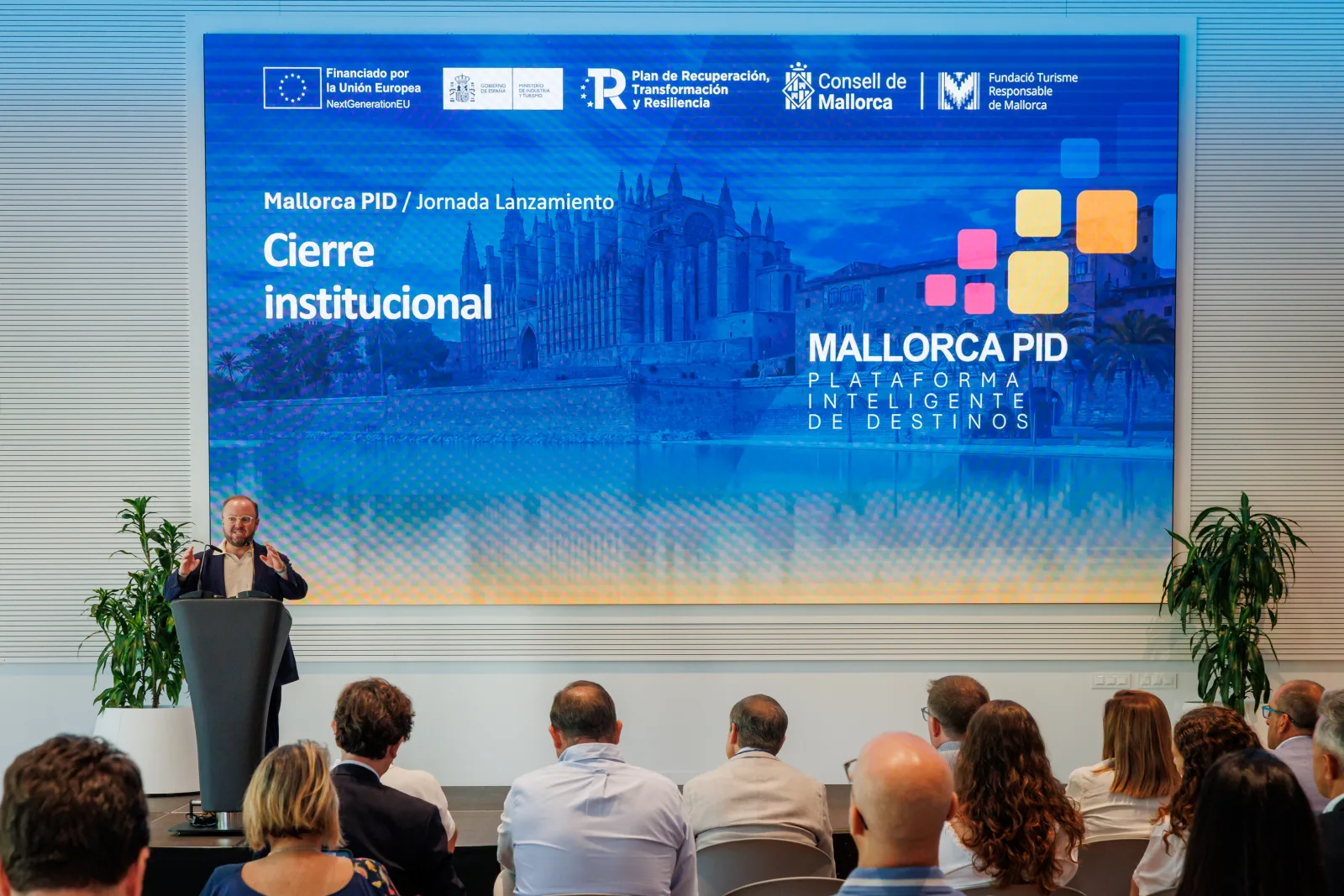 Tommy Ferragut durante la clausura institucional
