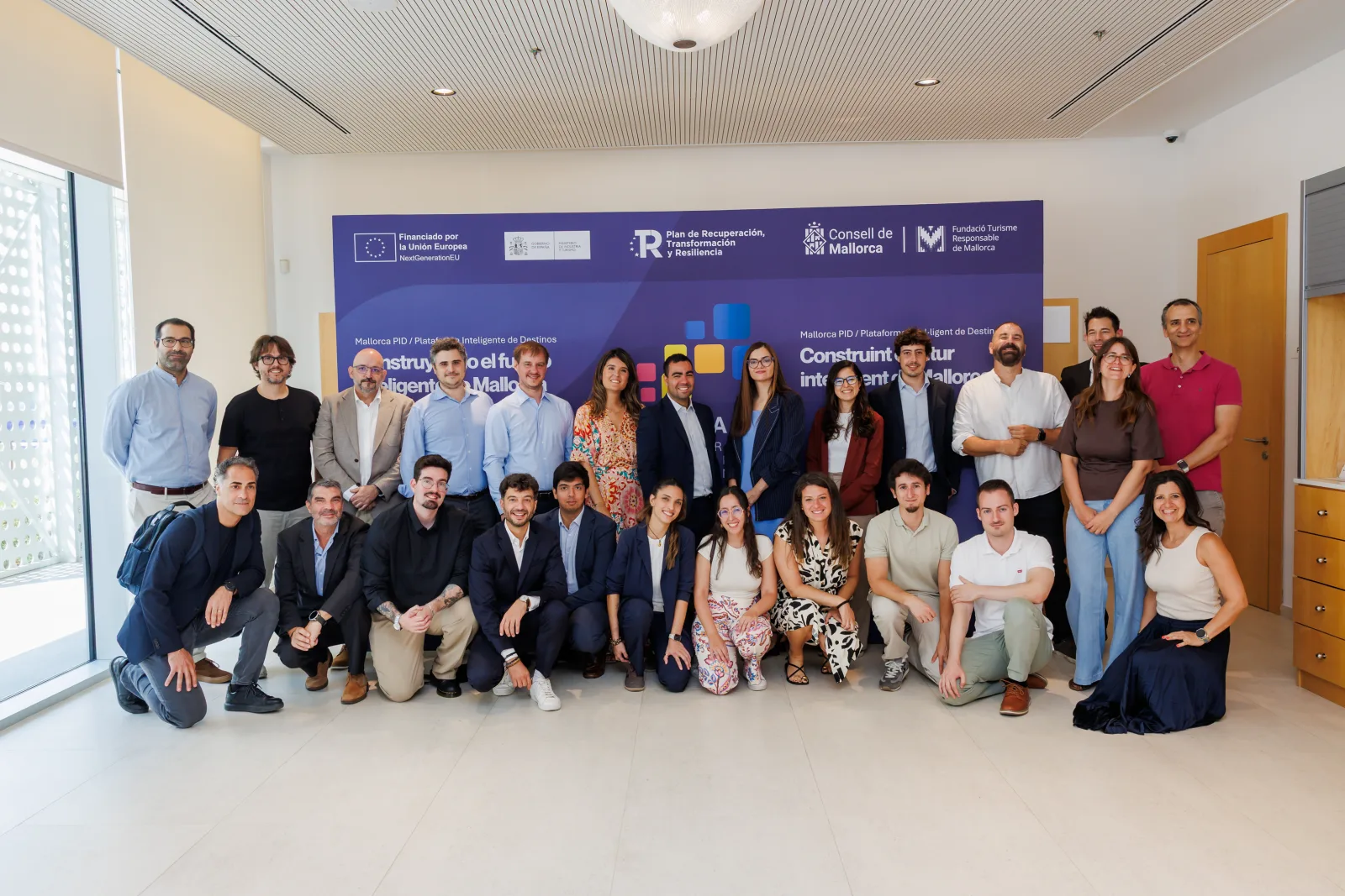 Equipo participante en la Jornada de Lanzamiento de Mallorca PID