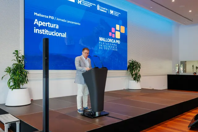 Intervención institucional del Conseller de Turisme, Guillem Ginard